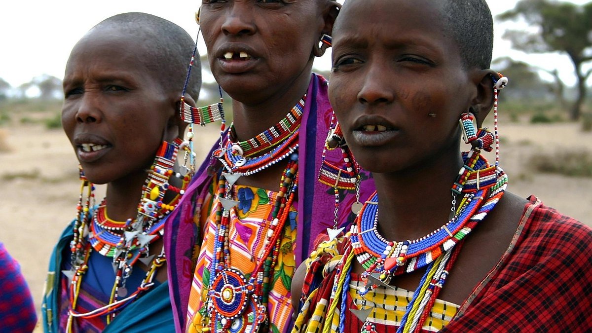 Peuple masai au Kenya